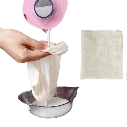 Bolsas AUXIN para leche vegetal, filtrado natural para casa.