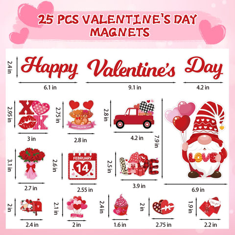 Imanes Auzesto San Valentín feliz día para celebrar.
