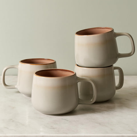 Ava Nord: taza cerámica grande 16oz con mango cómodo para café.