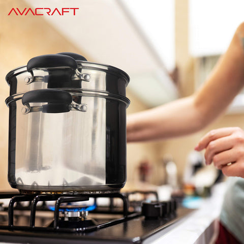 AVACRAFT tapa de vidrio irrompible con salida de vapor para control sencillo