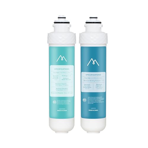 Avalon Replacement Set Dual filtros, mejora la consistencia del sabor del agua.