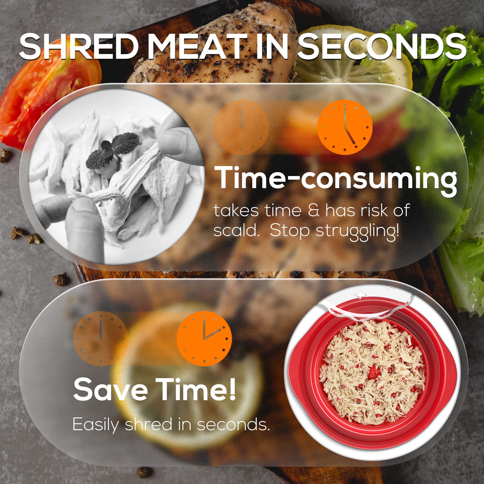 AveFare Pro Shredder con diseño ergonómico de mango para manejo cómodo.
