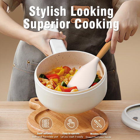 AVGPD juego completo para cocinar con herramientas esenciales y soporte