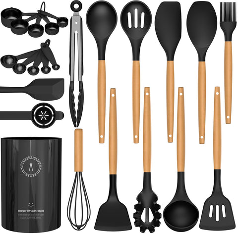 AVGPD conjunto de medidas de silicona para tazas y cucharas prácticas.