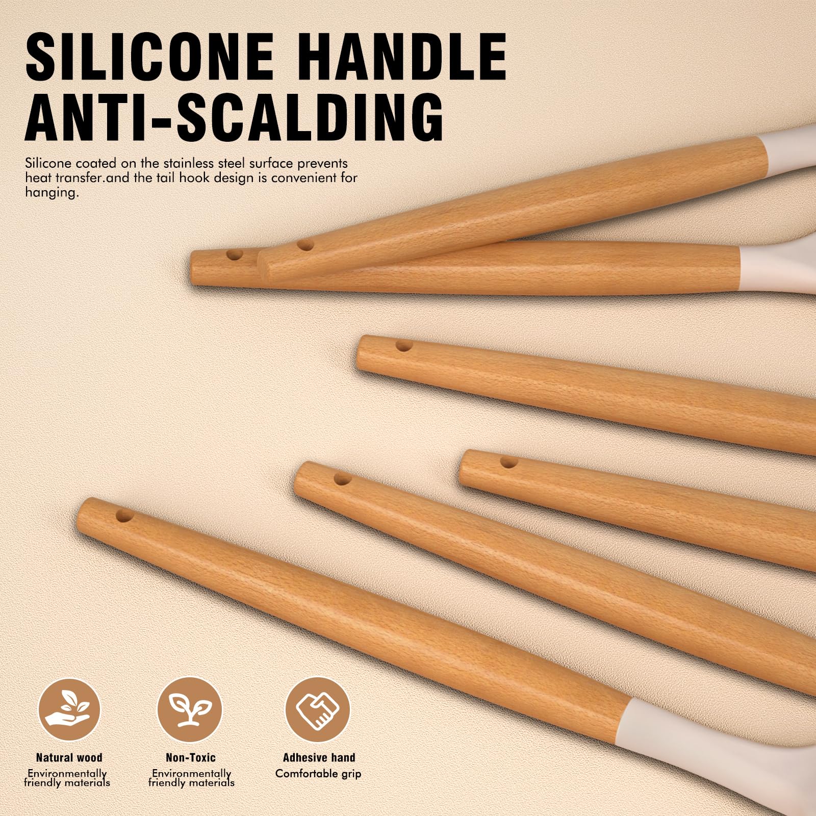 AVGPD tazas y cucharas medidoras de silicona incluidas