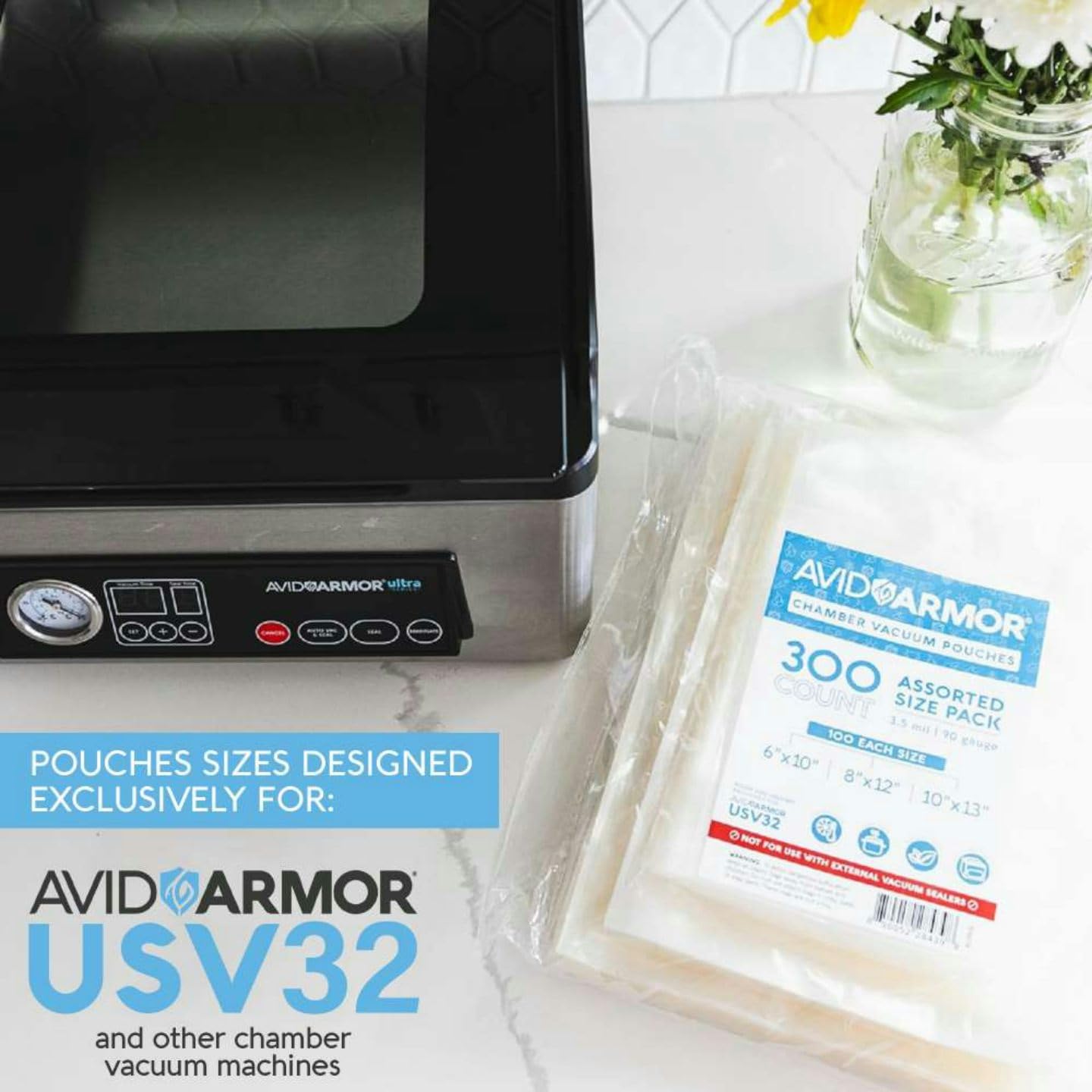 Bolsas Avid Armor protección congelación larga: mantiene la frescura durante almacenamiento prolongado.