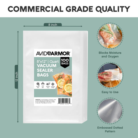 Bolsas Avid Armor 8x12 muestran durabilidad y protección para almacenamiento prolongado