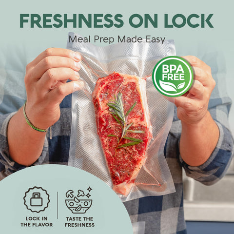 Uso sous vide con bolsas Avid Armor 8x12 para conservar frescura