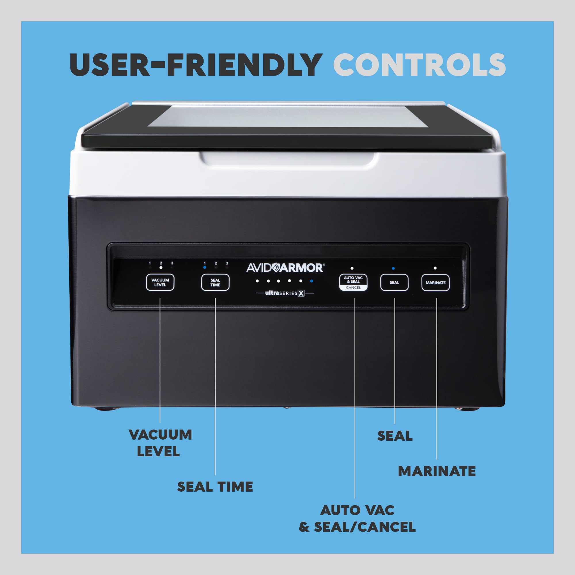 Avid Armor USVX Ultra: manguera de accesorios para sellar recipientes externos.