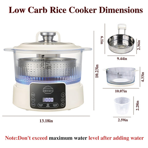 AVIF pantalla táctil en el cocedor arroz 5L para seleccionar modos con facilidad
