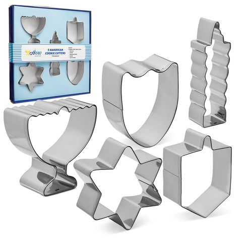 Cortador dreidel de Aviv Judaica para masa, ideal para galletas temáticas de Janucá.