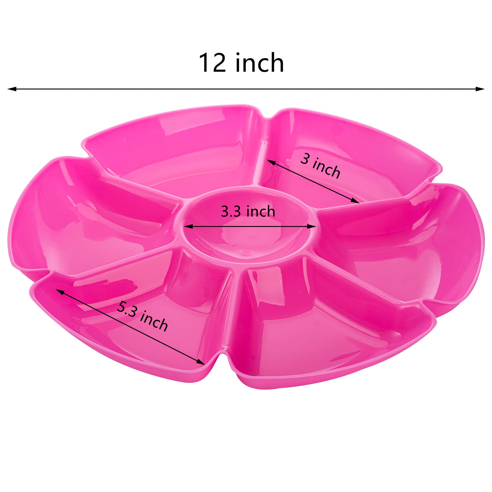 Bandeja AVLA en colores variados, perfecta como centro de mesa para snacks
