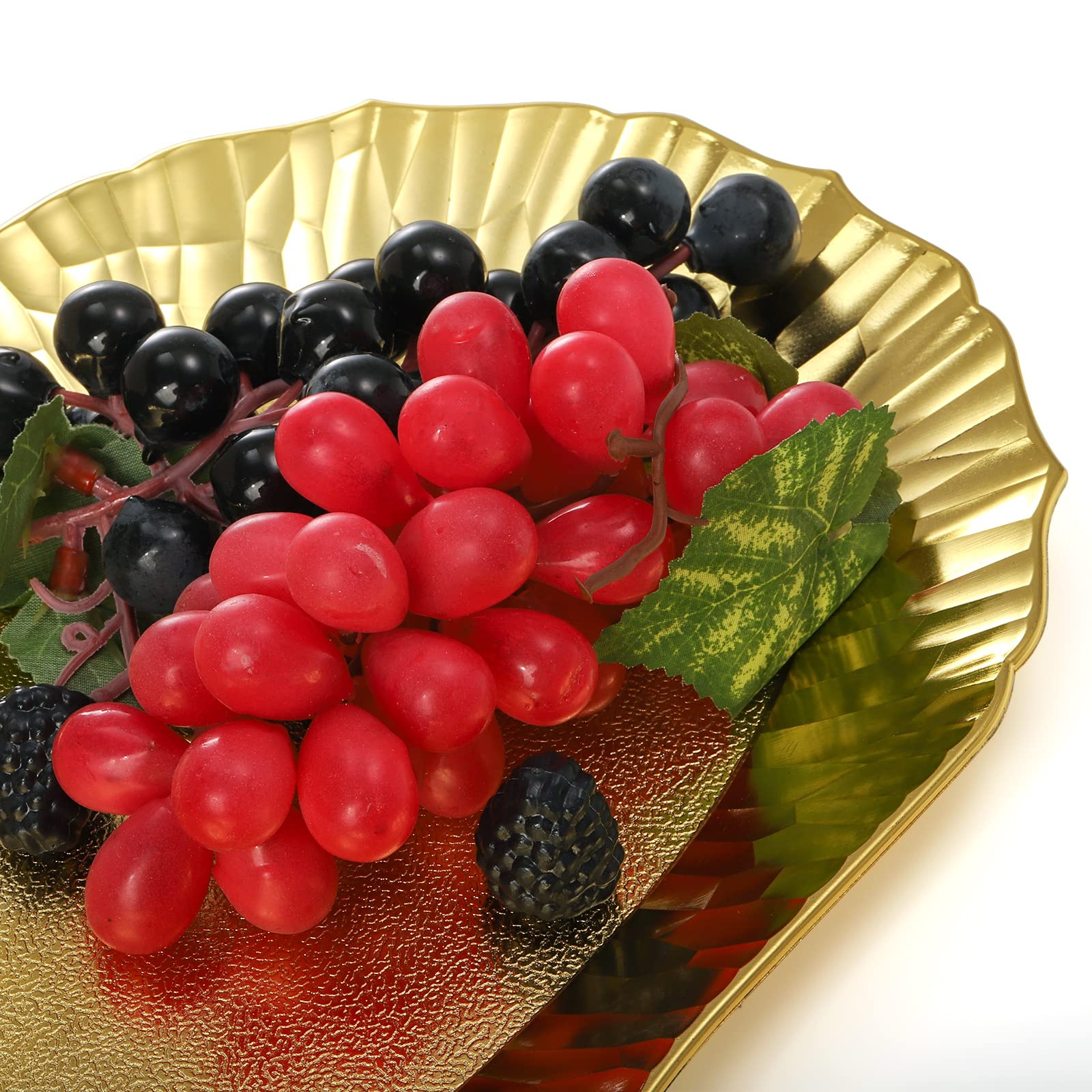 Bandeja AVLA para postres y Magdalenas decorativas, estilo dorado, ideal para mesa de dulces.
