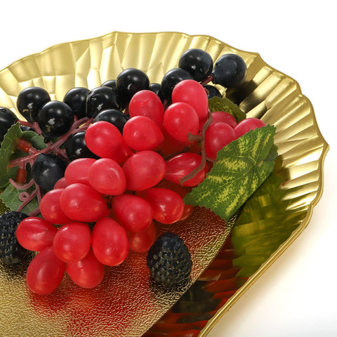 Bandeja AVLA para postres y Magdalenas decorativas, estilo dorado, ideal para mesa de dulces.