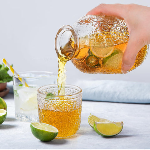 AVLA jarra de 6 pulgadas, decantador práctico para bebidas.