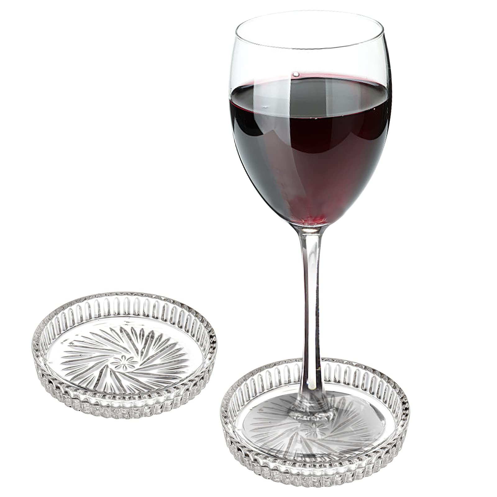 AVLA posavasos cristal para copa y botella, útil en bares