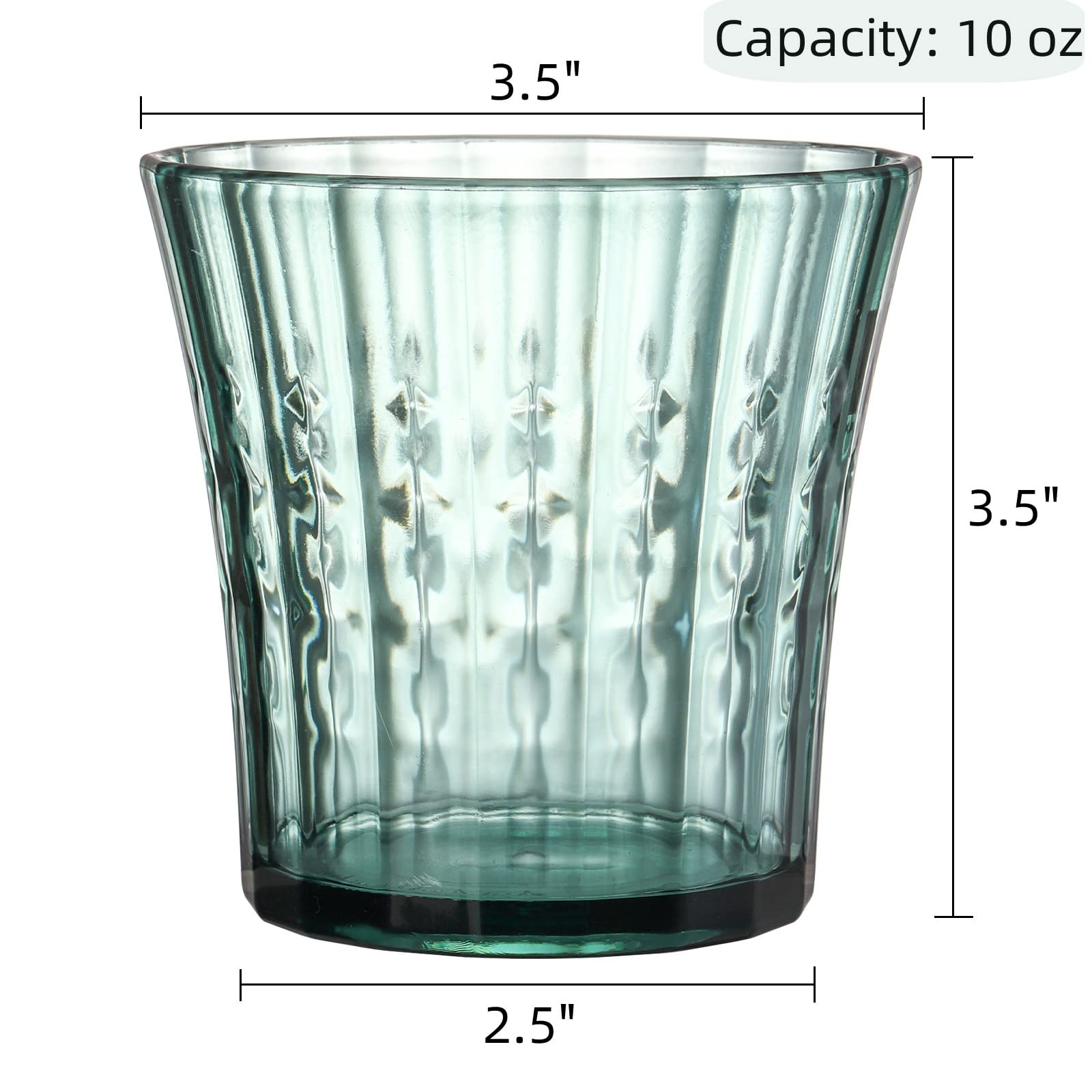 AVLA vasos apilables, fácil almacenamiento en la cocina.