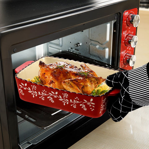 AVLA apto para horno, microondas y lavavajillas, cómodo de cocinar y limpiar.