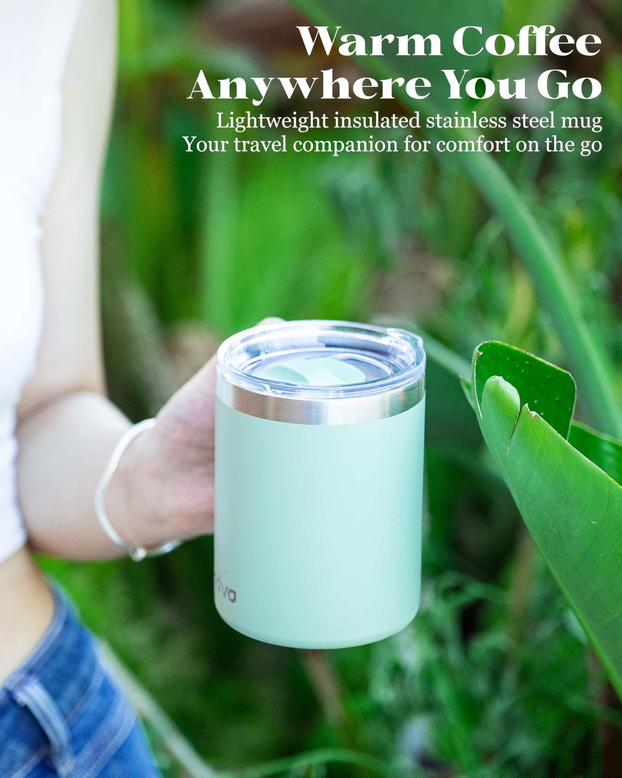 Uso al aire libre avodvo 12oz menta: perfecto para camping