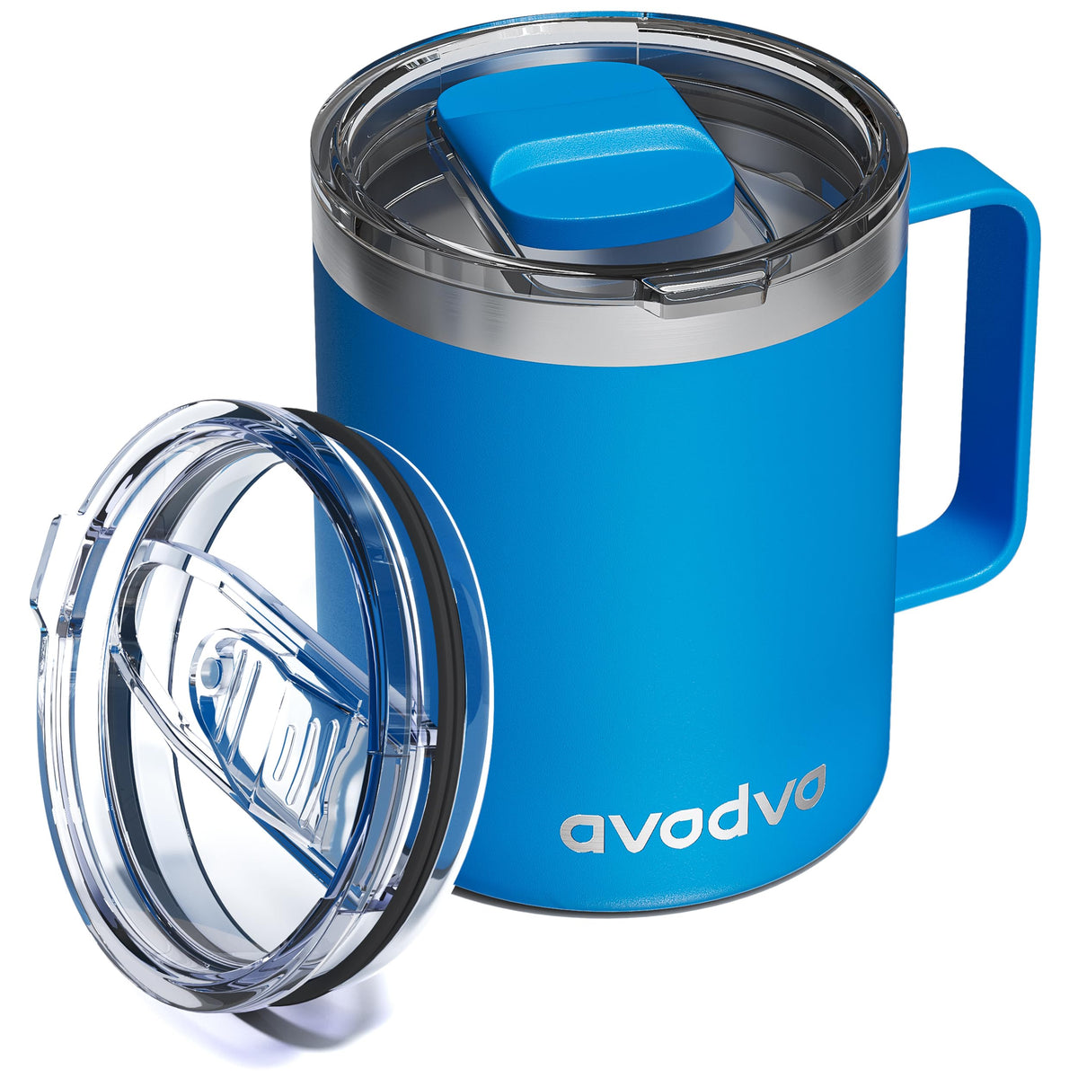 Avodvo 12oz taza aislada con tapa para mantener el café caliente
