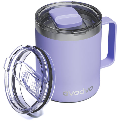 Avodvo Taza Café con aislamiento de doble pared para mantener bebidas calientes o frías