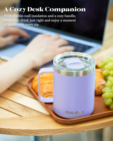 Avodvo Taza Café boca amplia facilita rellenar y limpiar