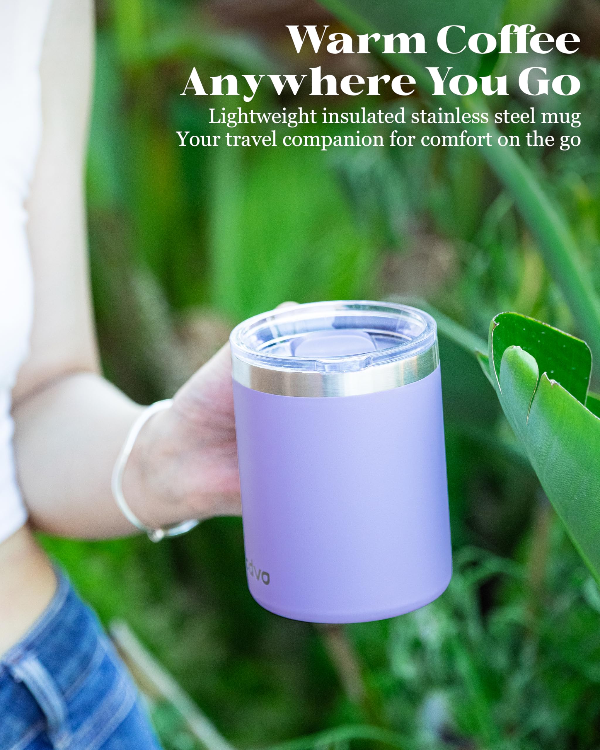 Avodvo Taza Café ideal para camping y actividades al aire libre
