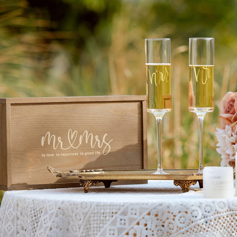 Caja regalo AW BRIDAL lista para entregar en bodas