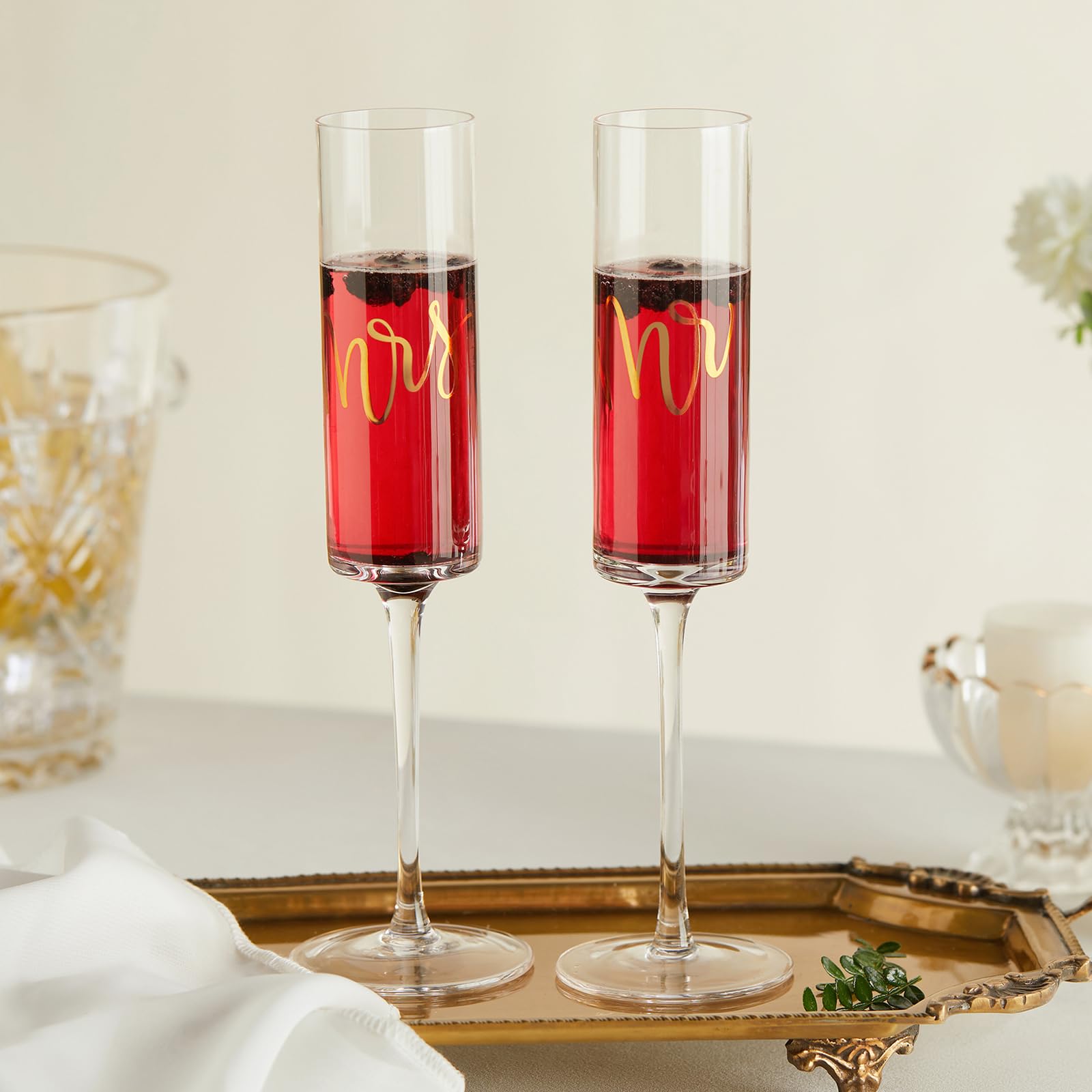 Forma ergonómica AW BRIDAL mejora el agarre del brindis