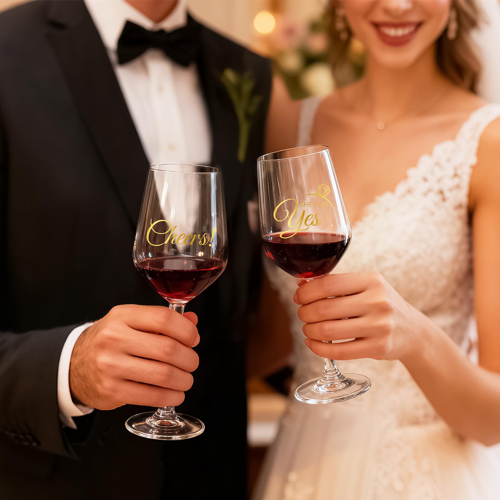 AW BRIDAL: cristal sin plomo para mayor claridad y durabilidad en cada brindis.