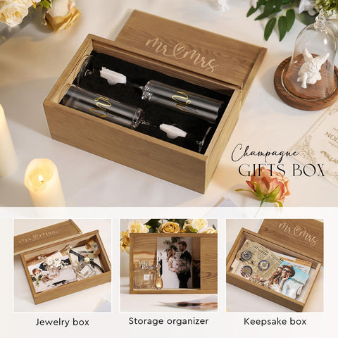 Empaque regalo AW BRIDAL protege las copas durante el envío