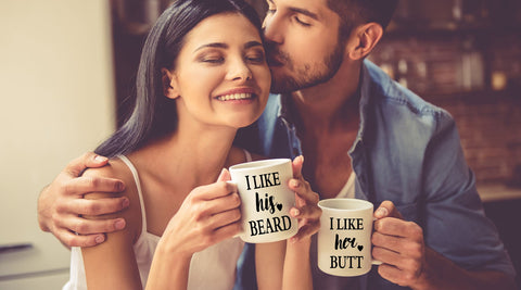 Regalo para novios AW Fashions, taza de 11 oz para bodas o aniversarios.