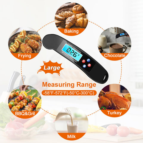 Awaiymi termómetro multiuso para alimentos y bebidas con lectura confiable.