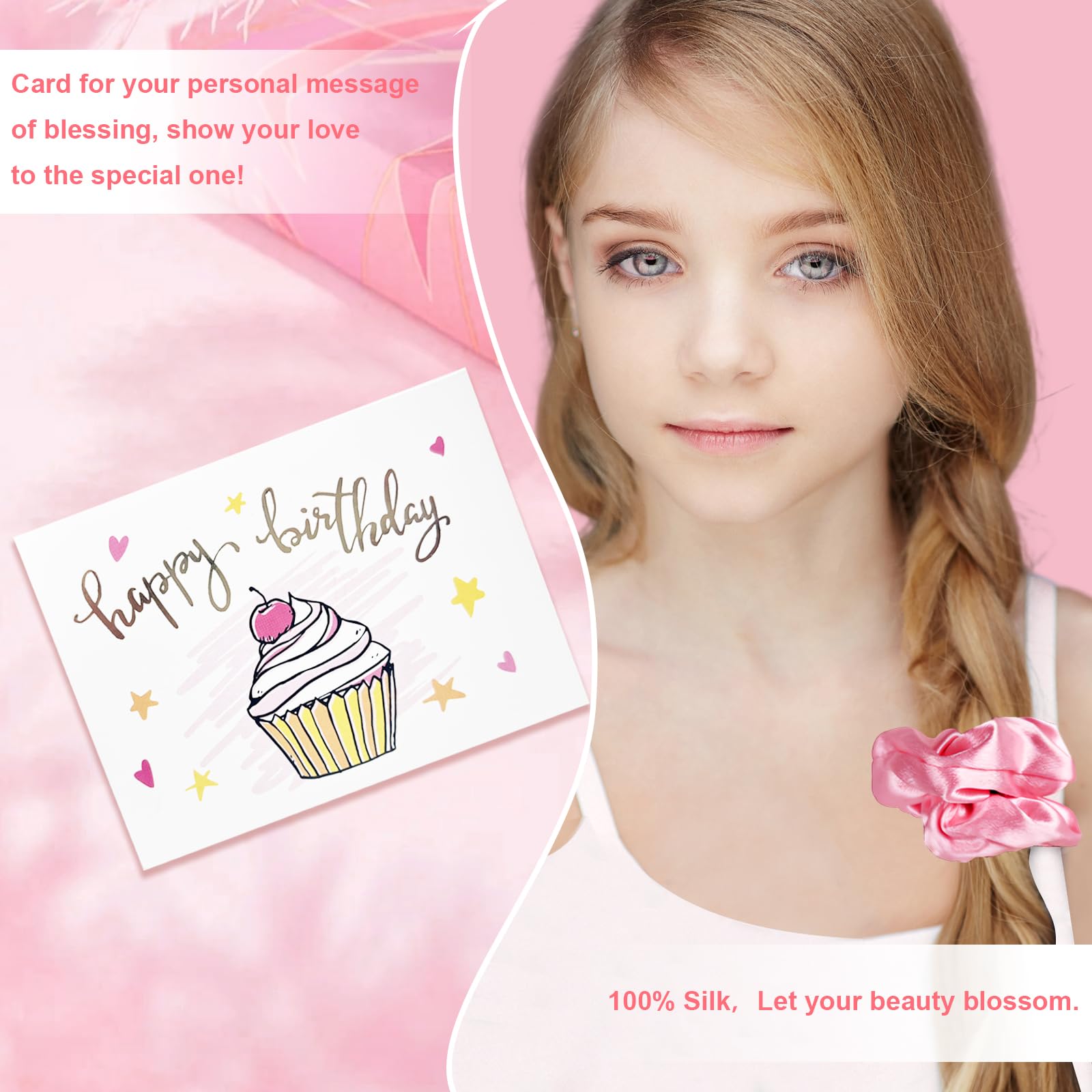 Awfrky tarjeta de cumpleaños para escribir bendiciones, regalo más personal.