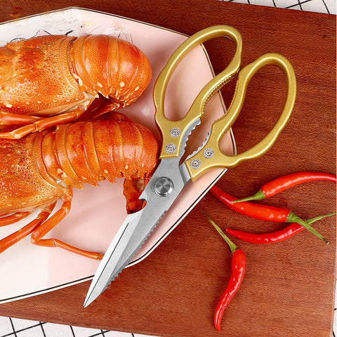 Tijeras AWinjoy cizallas cocina diseño dorado elegante