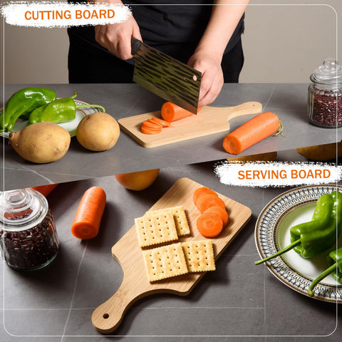 AWIZOM tabla servir tapas y bocadillos en bambú