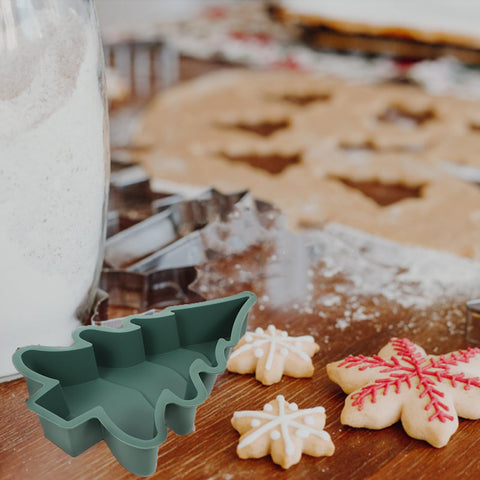 Moldes Awleynz para árbol navideño, tamaño práctico para hornear