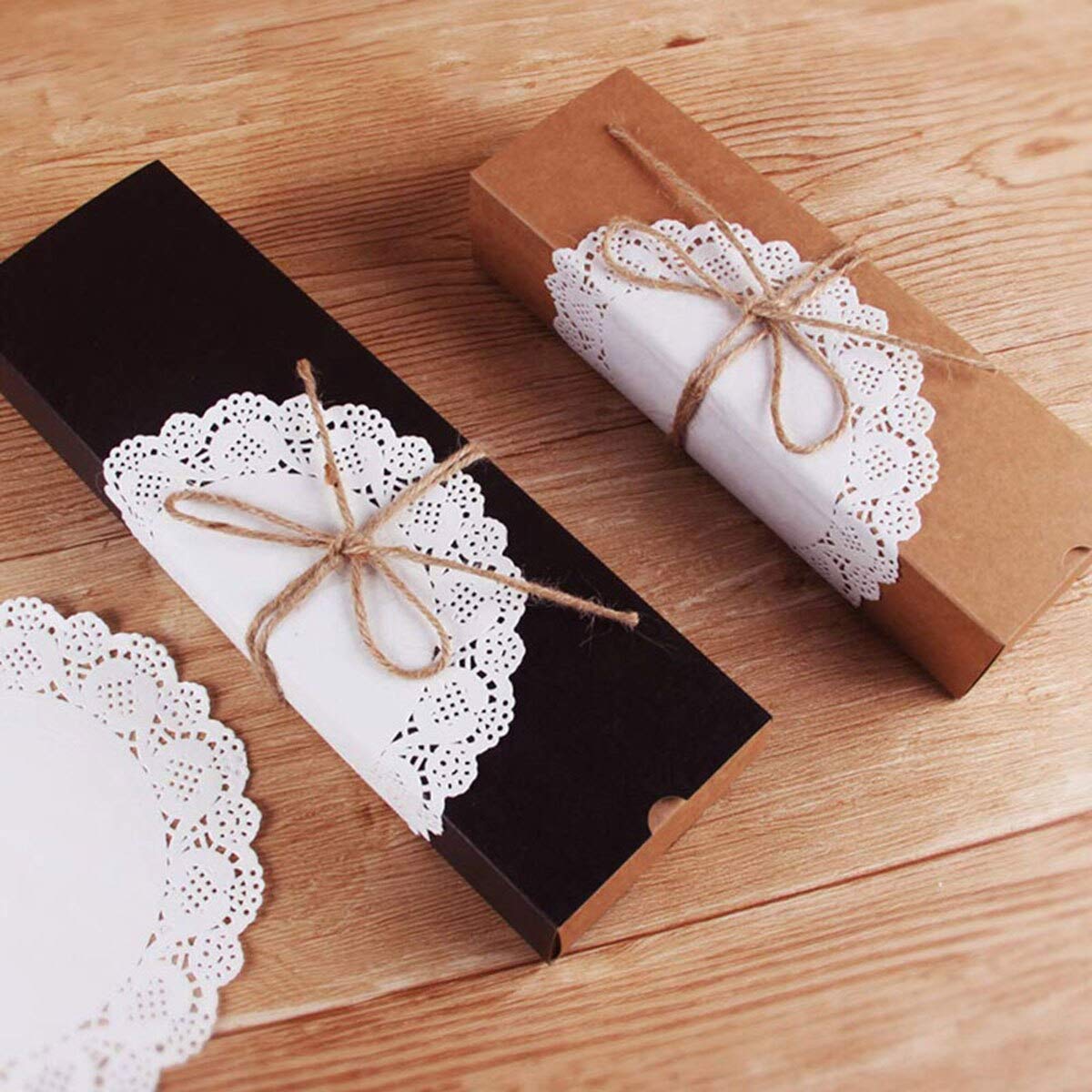 Awsaccy doilies de papel para mesa, uso decorativo y protección de superficies.