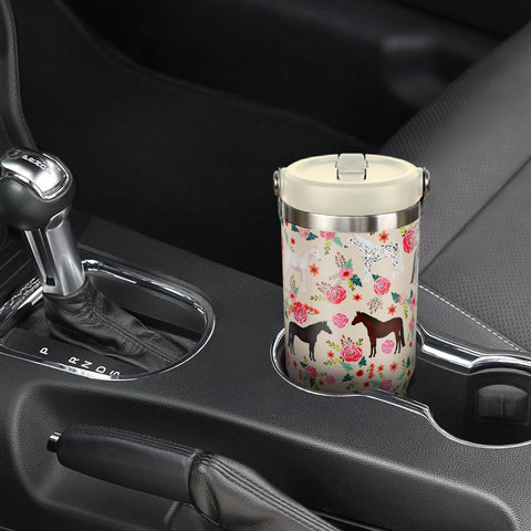 awufncksn vaso térmico regalo ideal para amantes de caballos.