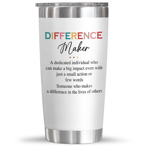 Vaso termo AXIARA con tapa segura, regalo navideño para mujeres.