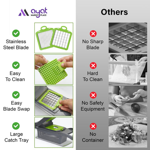 AYAT MARKETPLACE accesorios y cuchillas, almacenamiento práctico incluido