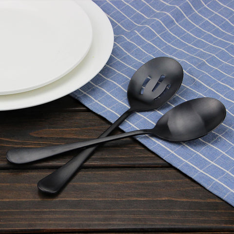 AYFDISHS cucharas con acabado espejo, aptas para mesa y regalo.