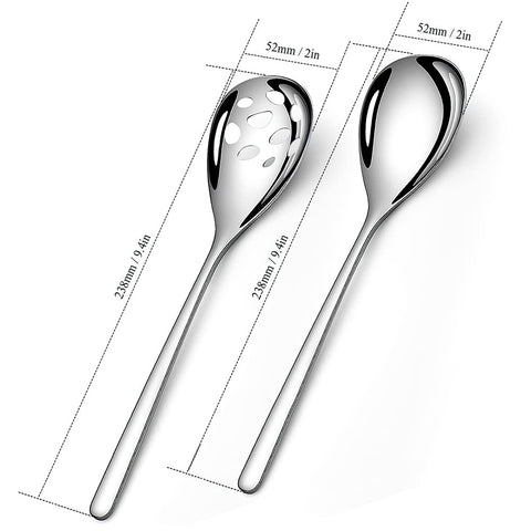 AYFDISHS cucharas sólidas para servir, ideales para salsas y purés.