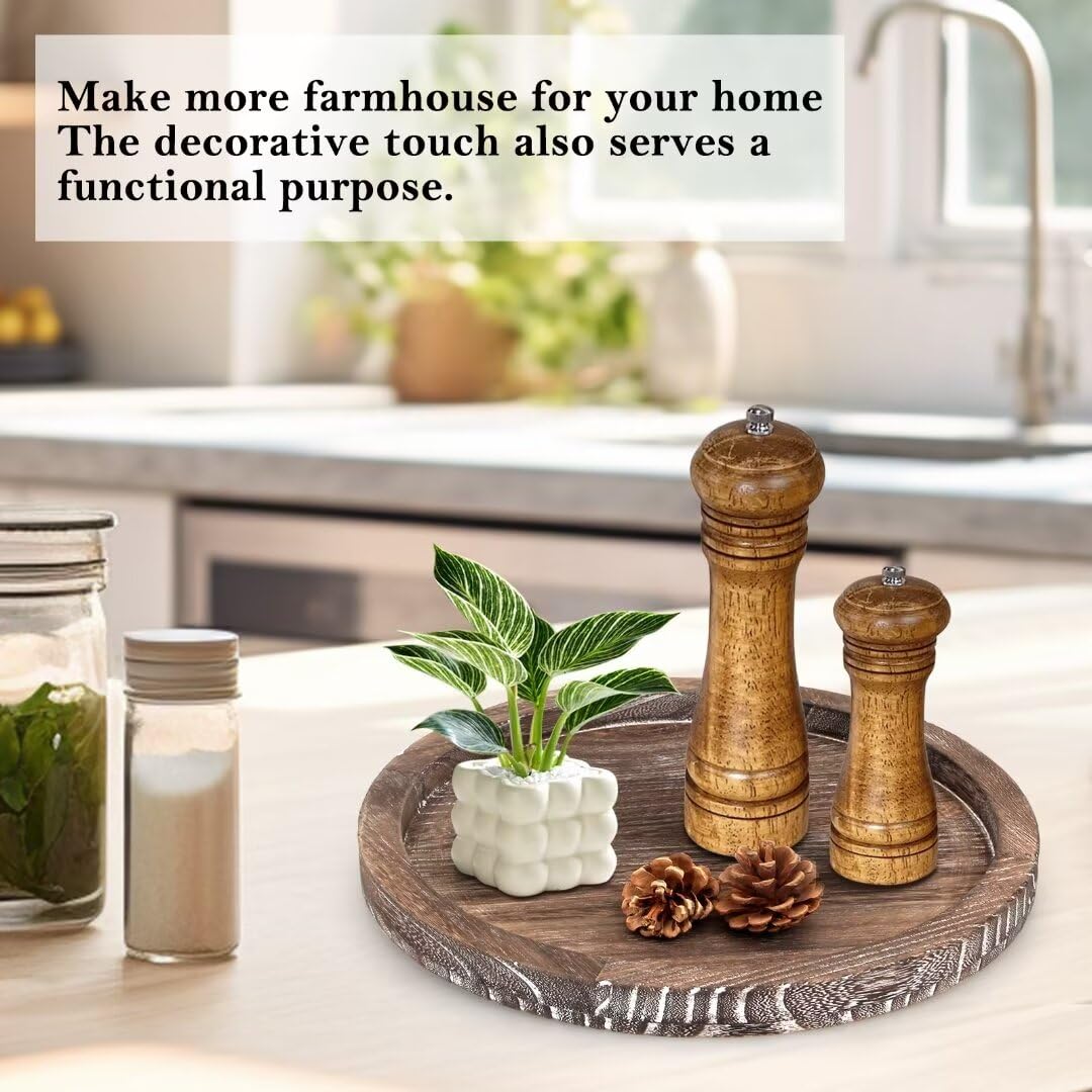 Bandeja decorativa con velas y plantas Ayiaren, añade calidez a la decoración.