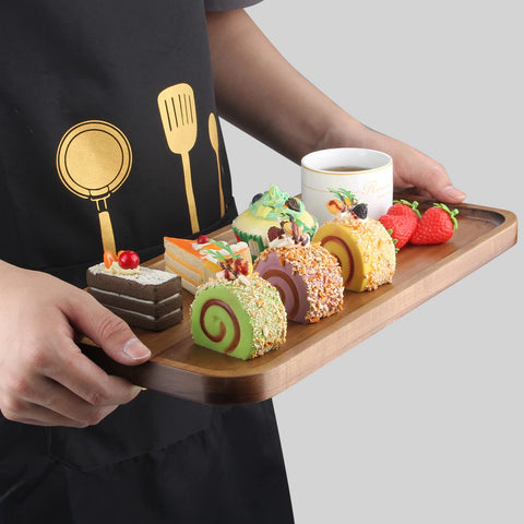 Bandeja Ayiaren en mesa como pieza decorativa rústica y elegante.