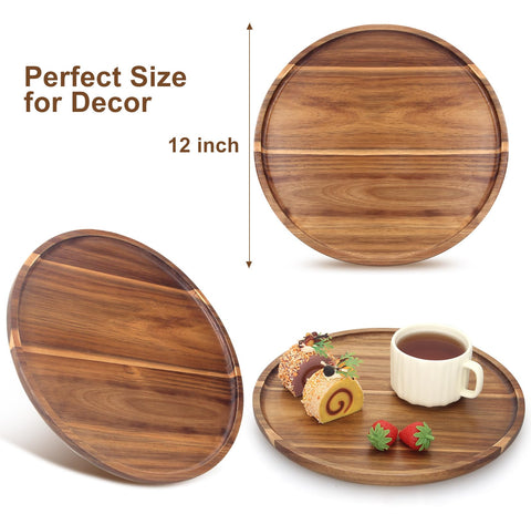 Bandeja regalo perfecto de Ayiaren en acacia, ideas de decoración.