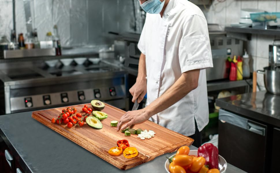 Superficie Ayiaren para vegetales, diseño robusto que cuida cuchillos
