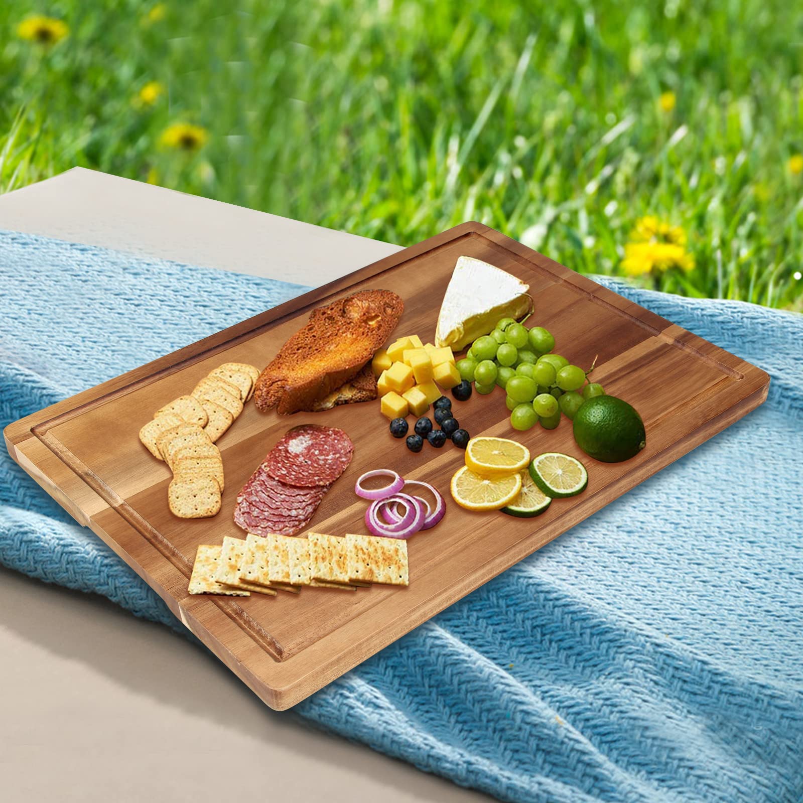 Ayiaren uso múltiple para charcutería, quesos y frutas con estilo