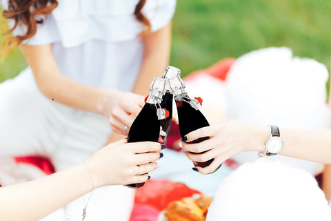 AYL botella de vidrio con cierre hermético, ideal para transporte seguro