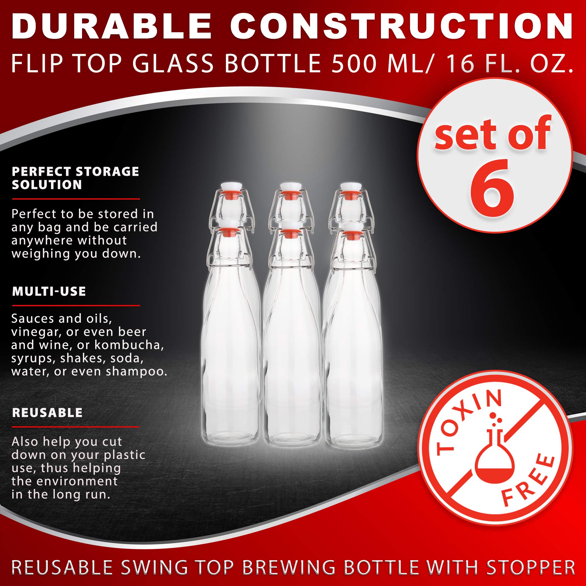 AYL botella para kombucha, conserva sabor y efervescencia